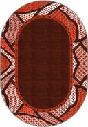 Köken Kırmızı Kilim Desenli Halı