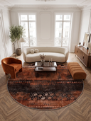 Kervan Kiremit Rengi Kilim Desenli Halı