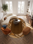 Köken Kahverengi Kilim Desenli Halı