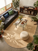 Toprak Koyu Krem Modern Halı