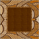 Köken Kahverengi Kilim Desenli Halı
