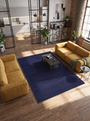 Yosun Kobalt Mavi Modern Halı