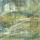 Yeşil Esinti Modern Abstract Halı