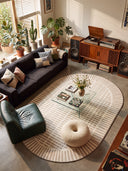 Örüntü Krem Modern Halı