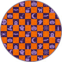 Cadılı Dama Halloween Cadılar Bayramı Temalı Halı