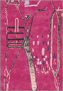 Berberi Düşü Pembe Modern Halı