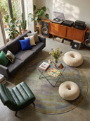 Puslu Çöl Sarı Modern Halı
