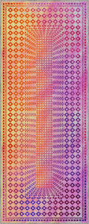Sandık Pembe Kilim Desenli Halı