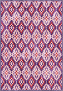 İkat Pembe Kilim Desenli Halı