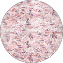 Kelebek İzleri Pembe Hayvan Figürlü Modern Halı