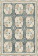 Bohem tarzda, canlı renklerle işlenmiş Buhura kilim desenli halı. Etnik motifleriyle modern dekorasyona uyum sağlar.