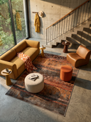 Kervan Turuncu Kilim Desenli Halı