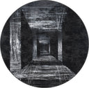 Perspektif Siyah Modern Halı