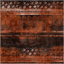 Kervan Kiremit Rengi Kilim Desenli Halı