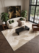 Katmanlar Açık Krem Modern Halı