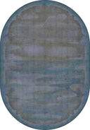 Puslu Çöl Mavi Modern Halı