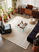 Örüntü Krem Modern Halı