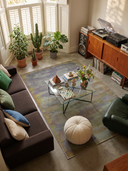 Puslu Çöl Sarı Modern Halı