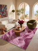 Katmanlar Pembe Modern Halı