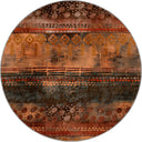 Kervan Turuncu Kilim Desenli Halı