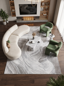 Katmanlar Açık Gri Modern Halı