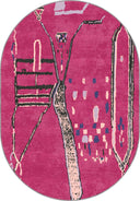 Berberi Düşü Pembe Modern Halı