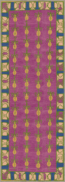 Tılsım Pembe Çiçek Desenli Halı