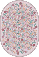 Kırda Gezinti Pembe Çocuk Odası Halısı