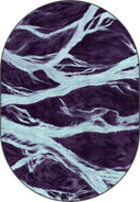 Akış Mor Modern Halı