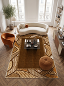 Köken Kahverengi Kilim Desenli Halı