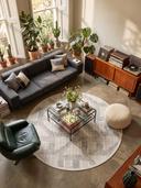Keten Gri Modern Halı