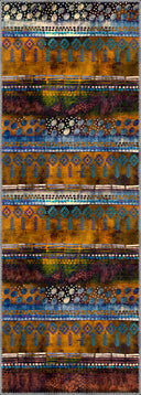 Kervan Çok Renkli Kilim Desenli Halı