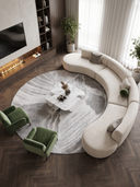 Katmanlar Açık Gri Modern Halı