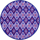 İkat Mor Kilim Desenli Halı