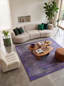 Puslu Çöl Mor Modern Halı