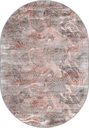 Serap Pembe Abstract Halı