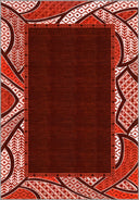 Köken Kırmızı Kilim Desenli Halı