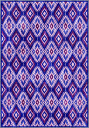 İkat Mor Kilim Desenli Halı