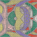 Miras Akış Gri Kilim Desenli Halı