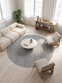 Toprak Koyu Gri Modern Halı