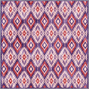 İkat Pembe Kilim Desenli Halı