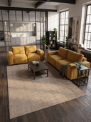 Toprak Koyu Bej Modern Halı
