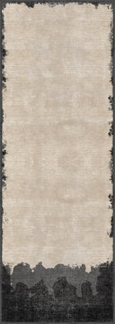 Kömür Tepeler Siyah Bej Modern Halı