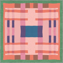 Kesişim Pembe Geometrik Halı
