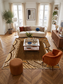 Köken Kahverengi Kilim Desenli Halı
