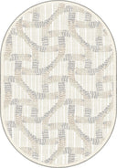 Keten Gri Modern Halı