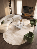 Puslu Çöl Krem Modern Halı