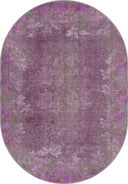 Bahar Eskitme Mor Modern Halı