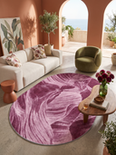 Katmanlar Pembe Modern Halı