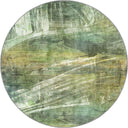 Yeşil Esinti Modern Abstract Halı